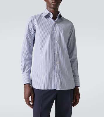 Camisa en mezcla de algodón a rayas | Tom Ford
