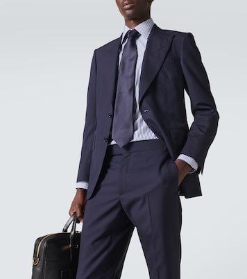 Camisa en mezcla de algodón a rayas | Tom Ford