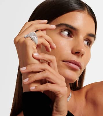 Kite 18kt white gold ring with diamonds | Kamyen