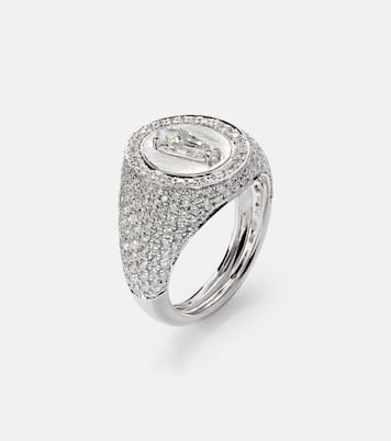 Kite 18kt white gold ring with diamonds | Kamyen