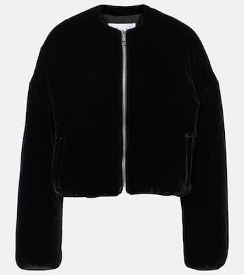 Velvet bomber jacket | Alaïa