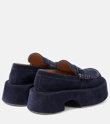 绒面革厚底便士乐福鞋 | JW Anderson