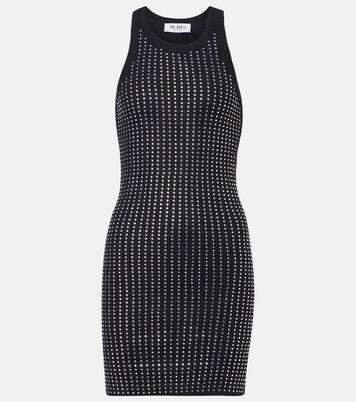 Minikleid aus Baumwolle mit Kristallen | The Attico