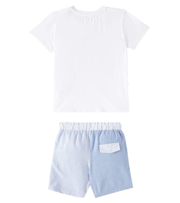Cotton jersey T-shirt and shorts set | Patachou