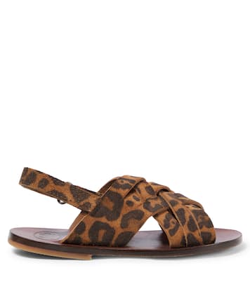 Sandalen aus Veloursleder | PèPè