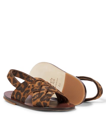 Sandalen aus Veloursleder | PèPè