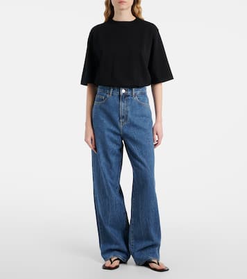 High-rise wide-leg jeans | Róhe