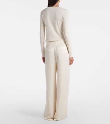 Pantalon ample à taille haute | Róhe