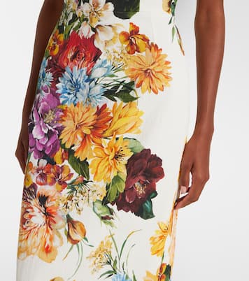 Floral cretonne midi dress | Dolce&Gabbana