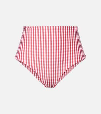 Reyes gingham bikini bottoms | Faithfull
