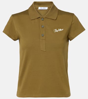 Cropped-Polohemd aus Baumwoll-Jersey | The Attico