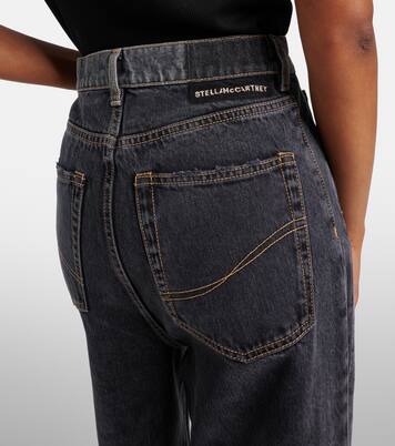 High-Rise Wide-Leg Jeans | Stella McCartney