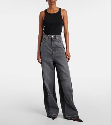 High-Rise Wide-Leg Jeans | Stella McCartney