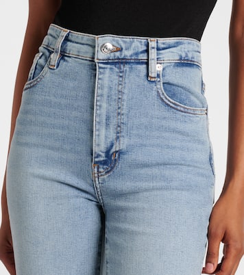 Jean droit Pencil Crop à taille haute | Frame