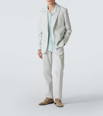 Garret cotton-blend seersucker blazer | Orlebar Brown