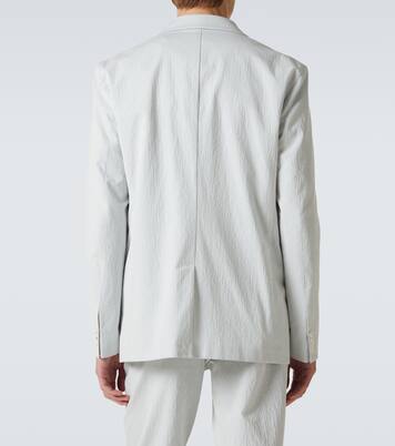 Garret cotton-blend seersucker blazer | Orlebar Brown