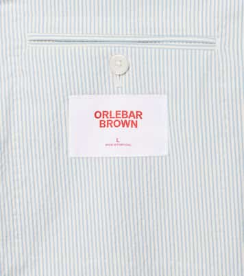 Garret cotton-blend seersucker blazer | Orlebar Brown