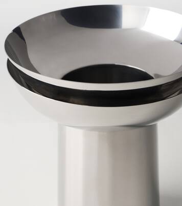 Fountain 02 stainless steel vase | Louise Roe