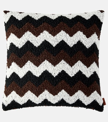 Cuscino Riccio a zig-zag in bouclé | Missoni
