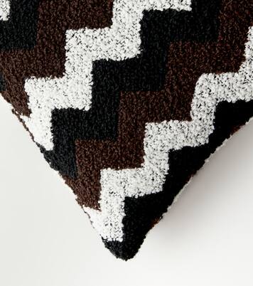 Cuscino Riccio a zig-zag in bouclé | Missoni