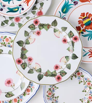 Ciclamino floral porcelain dinner plate | Cabana