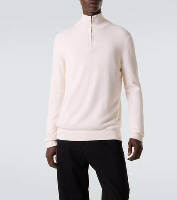 Dared cashmere half-zip sweater | Le Kasha