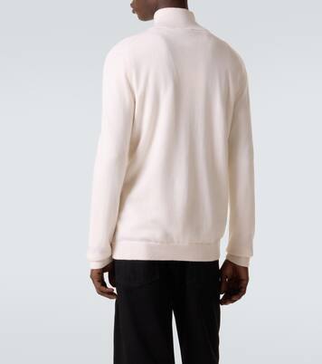 Dared cashmere half-zip sweater | Le Kasha