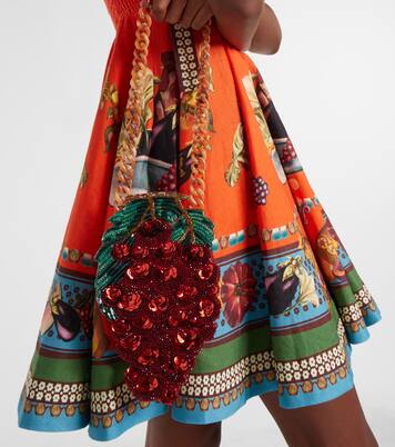 Mercado Small embellished clutch | Alémais