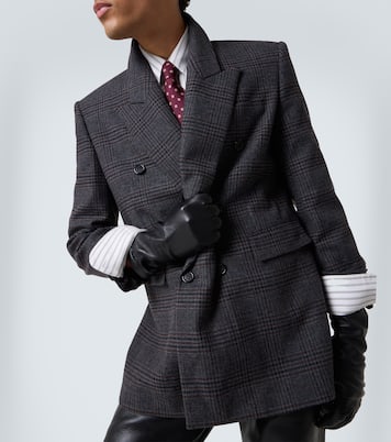 Checked wool and cashmere blazer | Saint Laurent