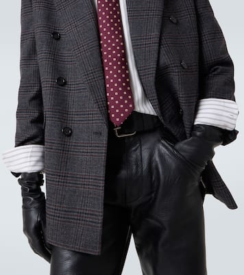 Checked wool and cashmere blazer | Saint Laurent