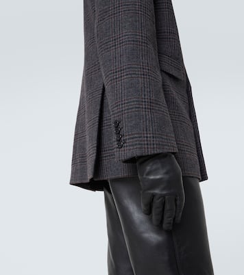 Checked wool and cashmere blazer | Saint Laurent