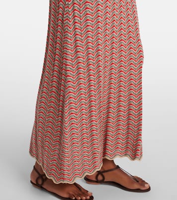 Abito lungo Bondi in maglia di cotone | Rixo