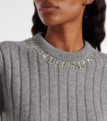 Verzierter Pullover aus Wolle und Kaschmir | Gucci