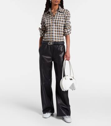 Pantalon ample en cuir | Acne Studios
