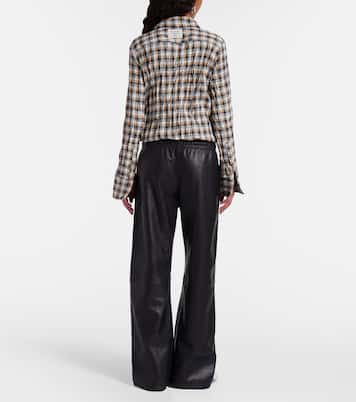 Pantalon ample en cuir | Acne Studios