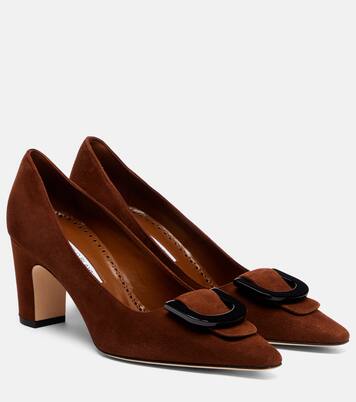 Pumps Beti 70 aus Veloursleder | Manolo Blahnik