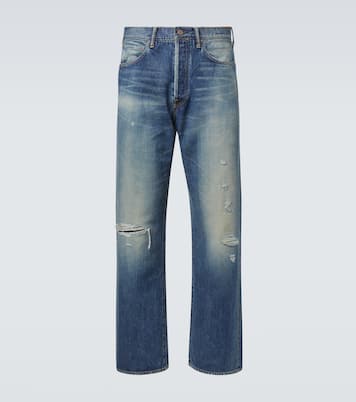 Jeans regular distressed Social Sculpture 01 | Visvim