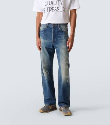 Jeans regular distressed Social Sculpture 01 | Visvim