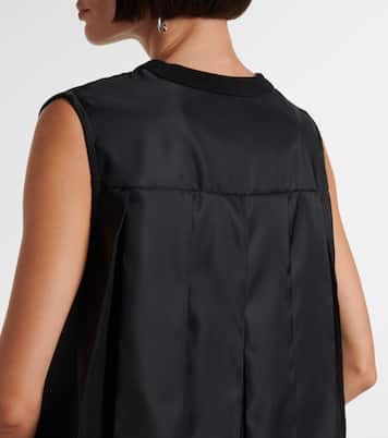 Minikleid aus Jersey und Twill | Sacai