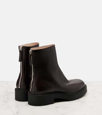 Nobilis Fast leather ankle boots | The Row