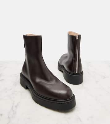 Nobilis Fast leather ankle boots | The Row