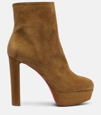 Ankle Boots Loo Booty 130 aus Veloursleder | Christian Louboutin