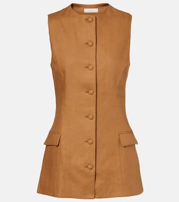 Veste sans manches Jane en lin | Faithfull