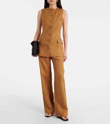 Veste sans manches Jane en lin | Faithfull