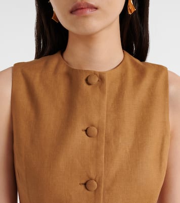 Veste sans manches Jane en lin | Faithfull