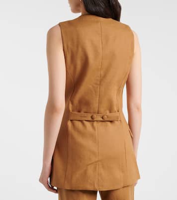 Veste sans manches Jane en lin | Faithfull
