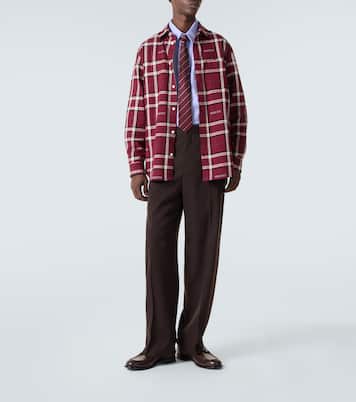 Hemd Gucci Script aus Baumwoll-Jacquard | Gucci