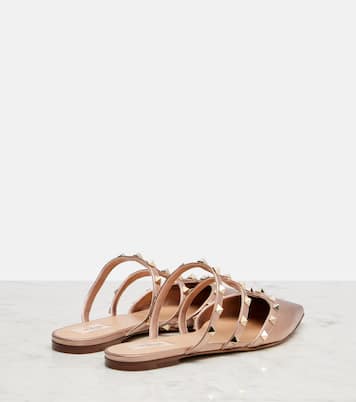 Mules Rockstud de piel | Valentino Garavani