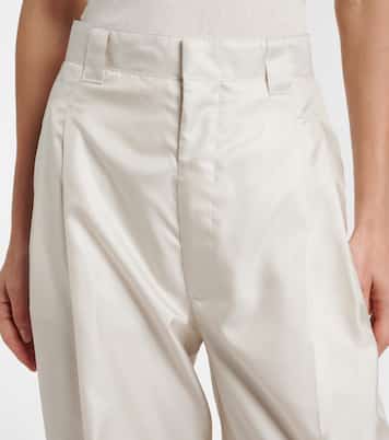 Twill wide-leg pants | Phoebe Philo