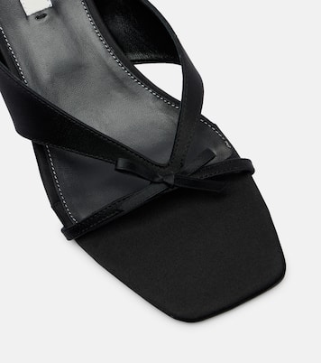 Bow-detail satin mules | Toteme